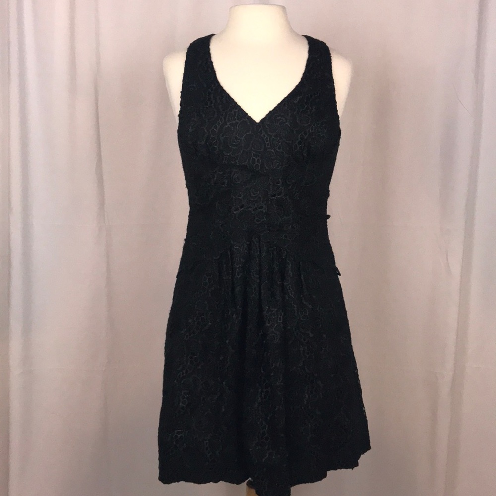 Anthropologie Leifsdottir Black Dress